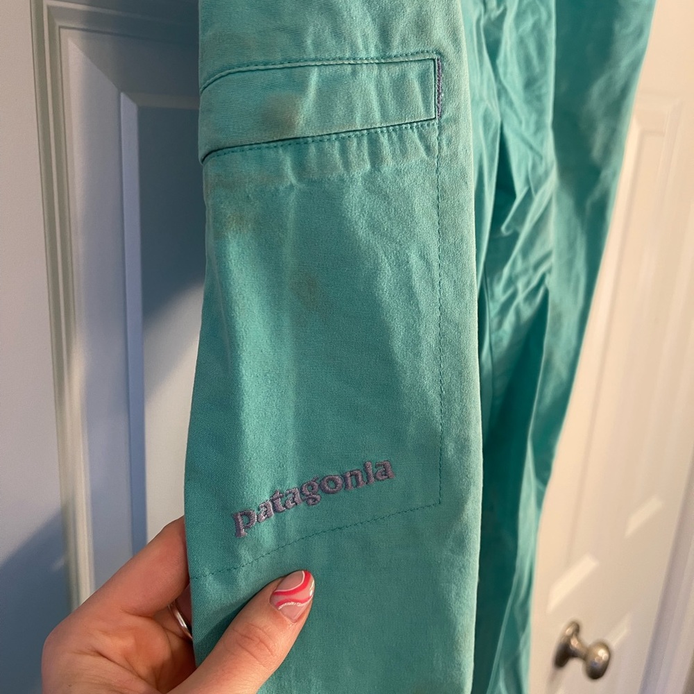 PATAGONIA TEAL ACTIVE PANTS SIZE 10